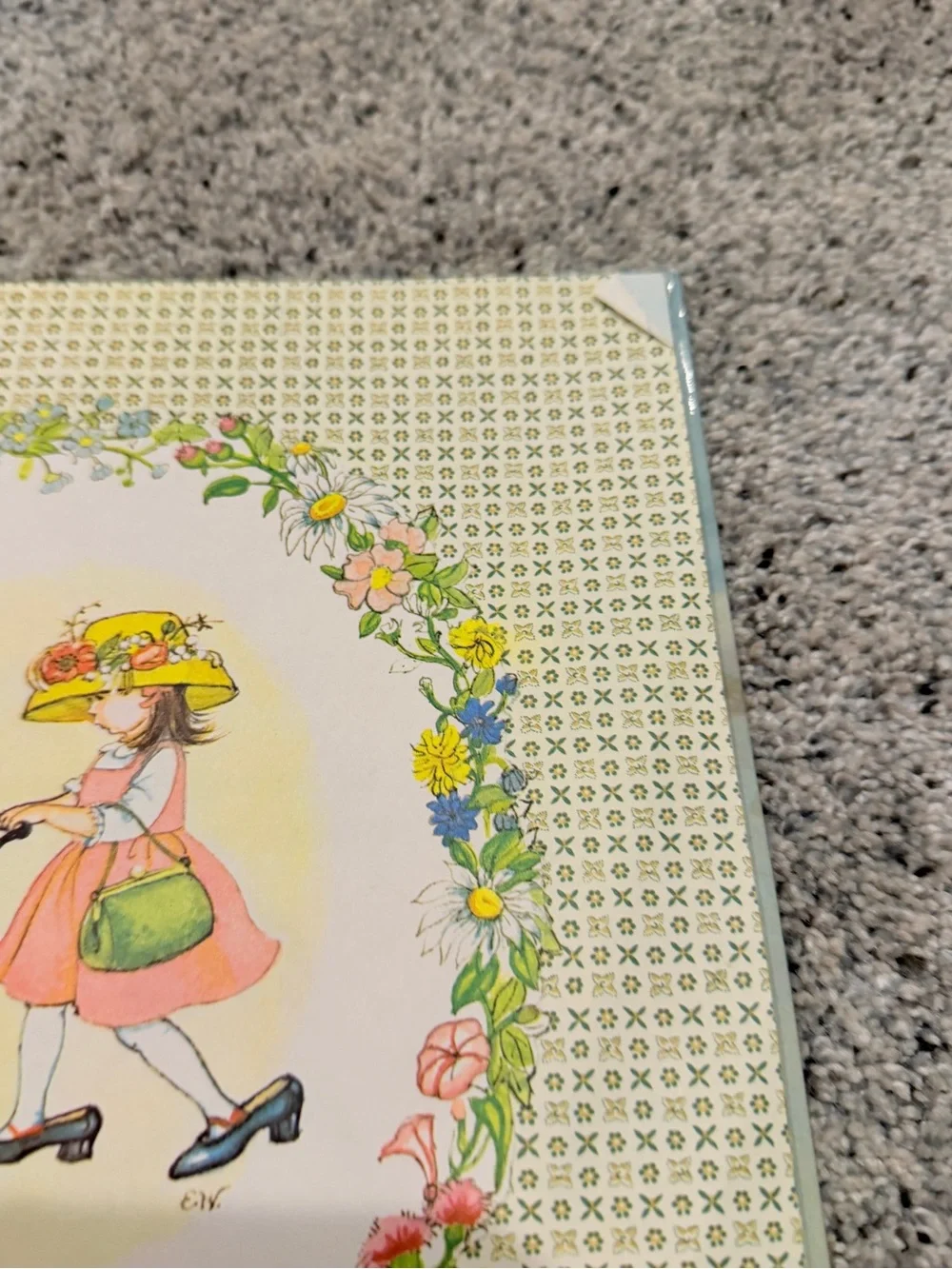 Vintage Kids Poems book Poems to Read to the Very Young Eloise Wilkin hardcover